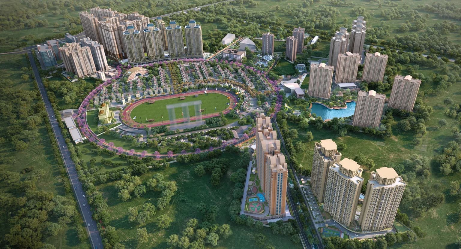 Krisala x Hiranandani Township amenity deck